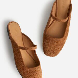 Madewell Woven Tan Flats